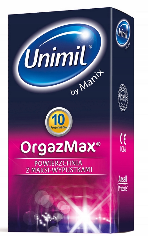 Prezerwatywy UNIMIL ORGAZMAX 10 szt.