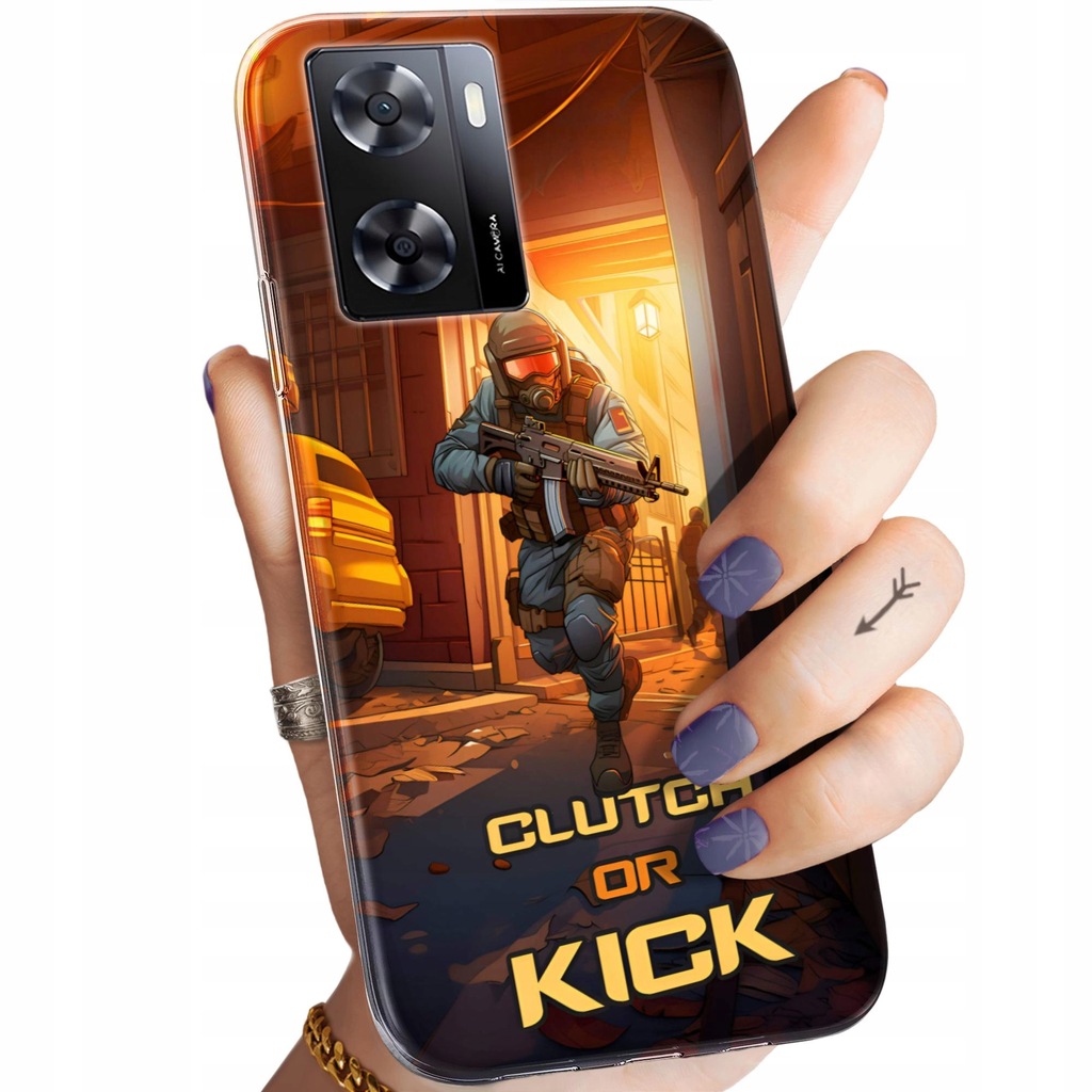 ETUI DO OPPO A57 2022 WZORY CS GO COUNTER-STRIKE OBUDOWA POKROWIEC CASE
