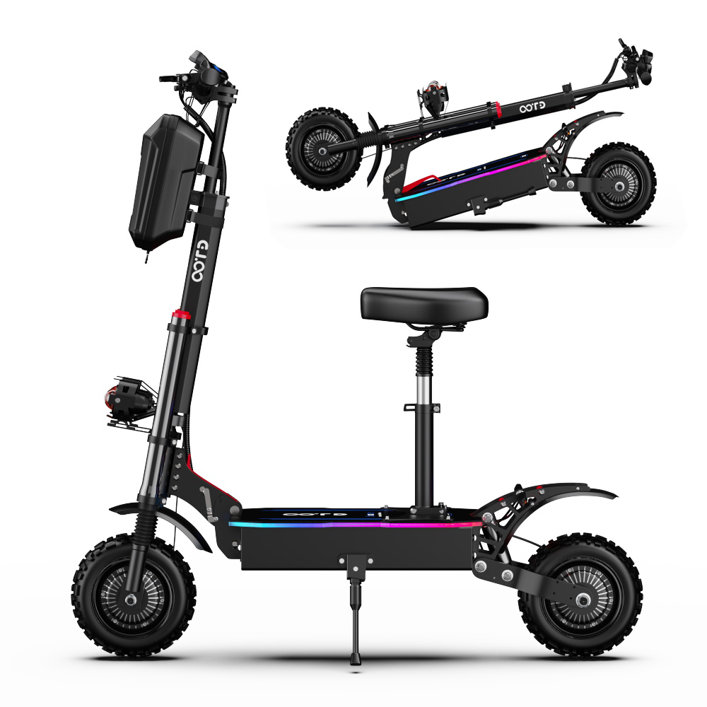 Pojazd Elektryczna Składana OOTD D88 60V35Ah 5600W 100KM Off-road 11''