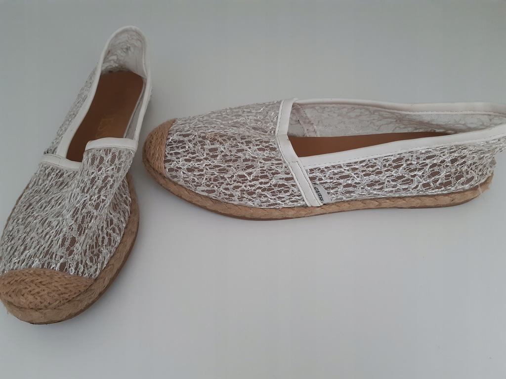 GUESS Espadryle koronka rozm. 38