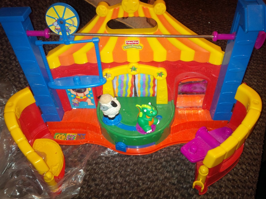 fisher price Mali odkrywcy- cyrk i dwa zwierzaki