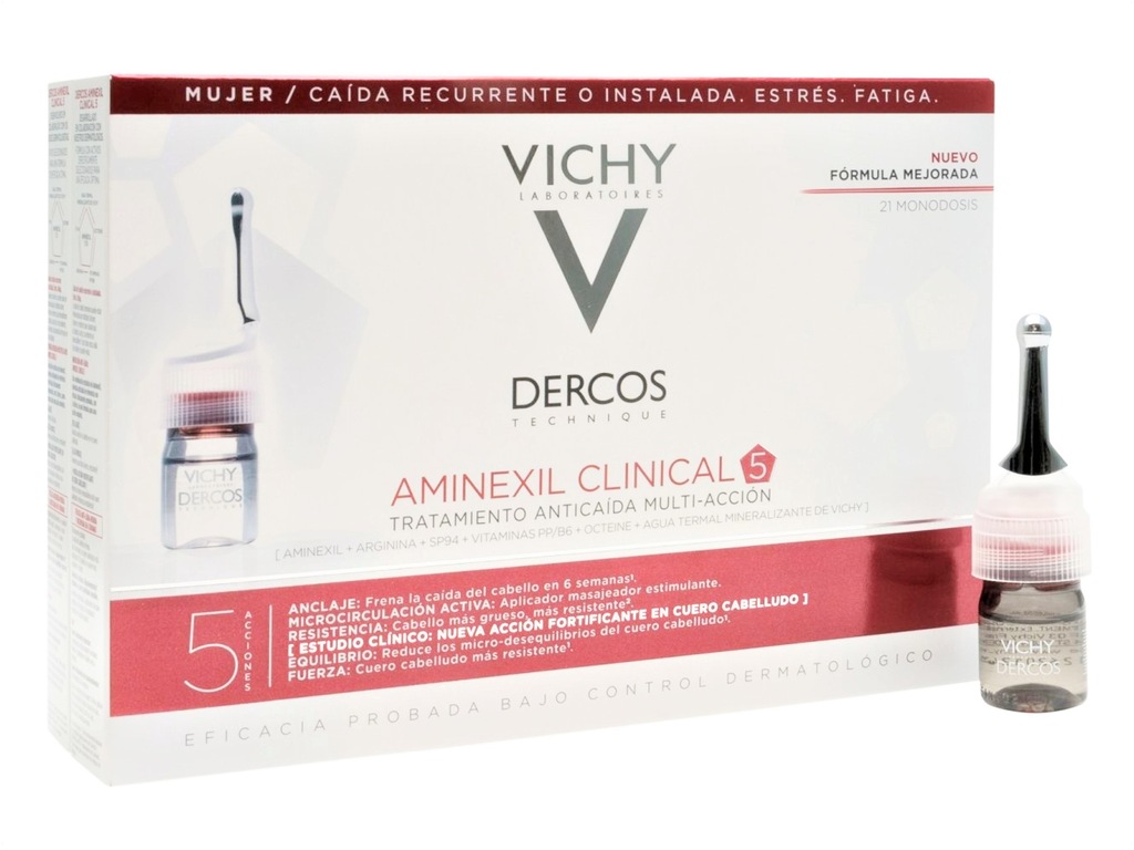 VICHY DERCOS AMINEXIL CLINICAL 5 dla kobiet 21 amp