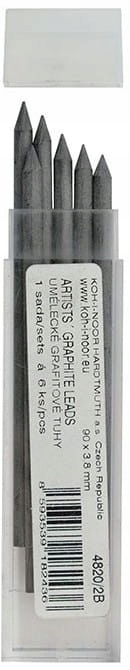 Grafity do ołówka automatycznego 3,8 mm 2B Artysty