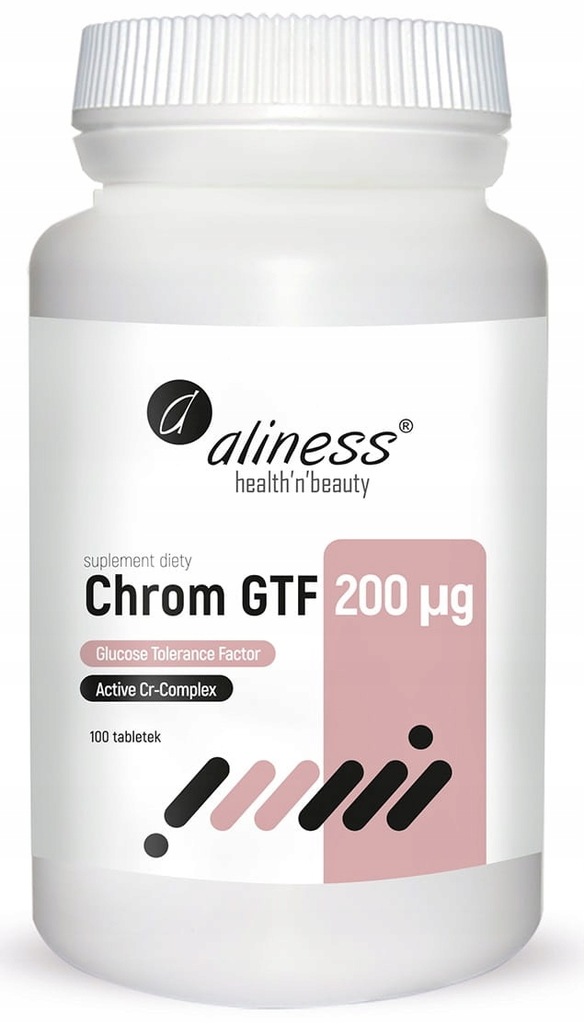 Aliness CHROM GTF 200mcg POZIOM CUKRU glukoza
