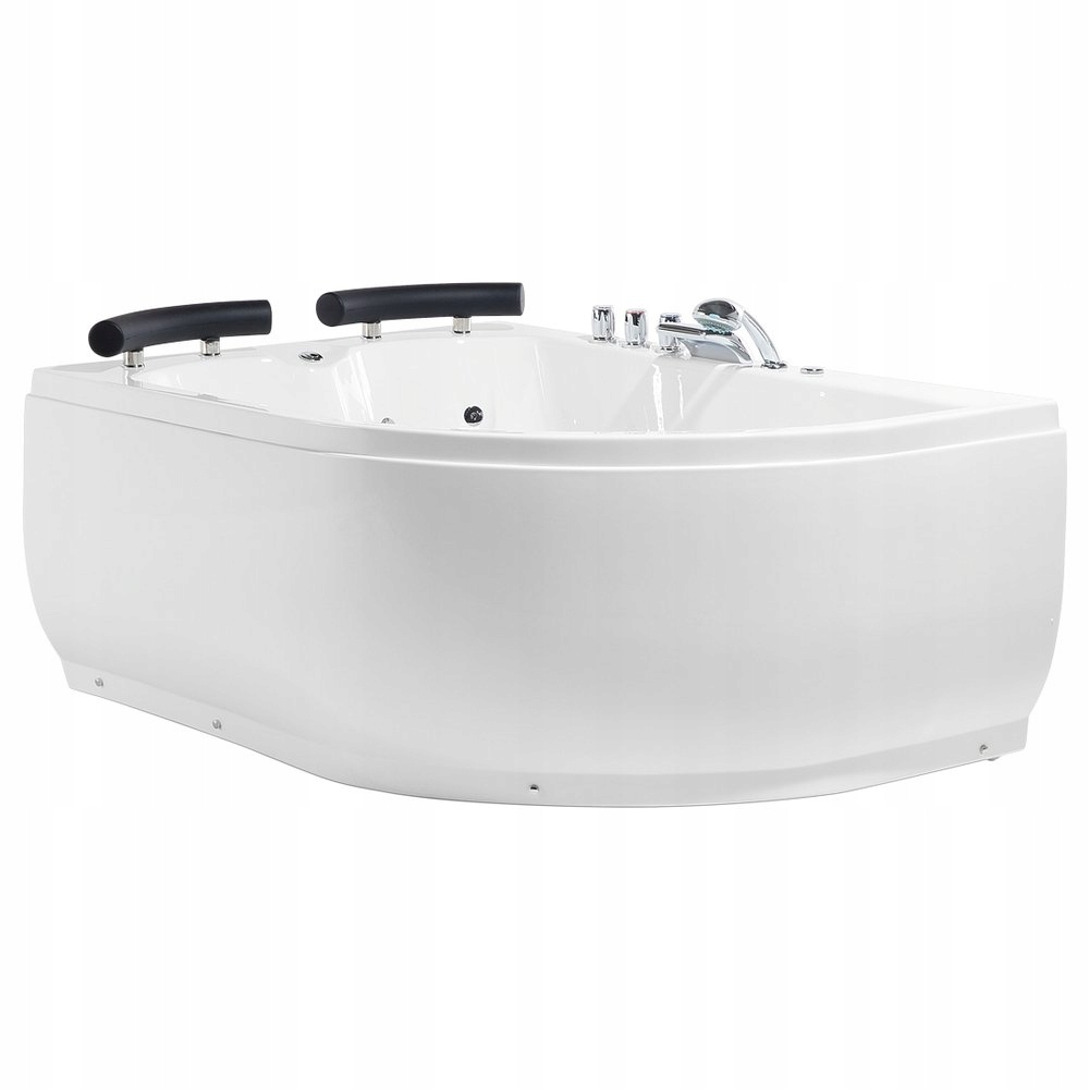 Wanna z hydromasażem 2-osobowa LED biała