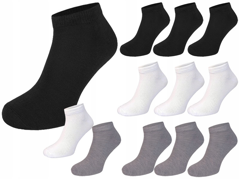 Купить 12 хлопковых носков, короткие мужские 40-42: отзывы, фото, характеристики в интерне-магазине Aredi.ru