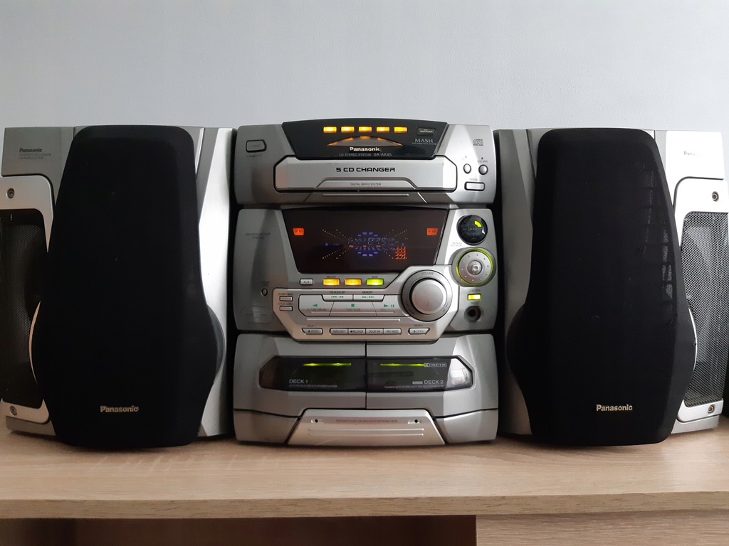 Wieża stereo Panasonic SA-AK 47 BCM!