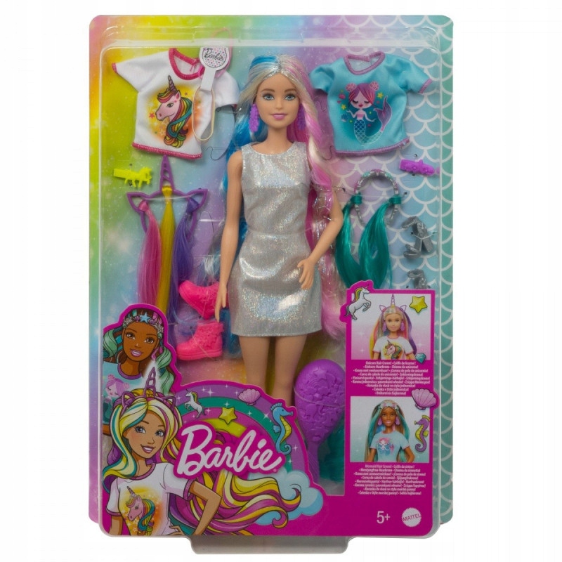 Lalka Barbie Baśniowa fryzura