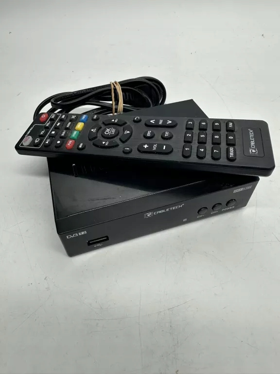 DEKODER CABLETECH URZ0338 DVB-T2 HD TUNER + PILOT