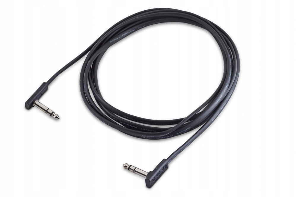 RockBoard Flat TRS Cable 300 cm, Black