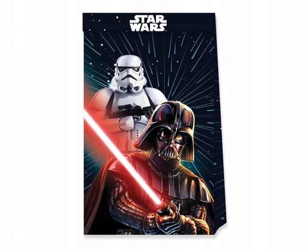 Torebki prezentowe papier Star Wars Galaxy 4 szt.