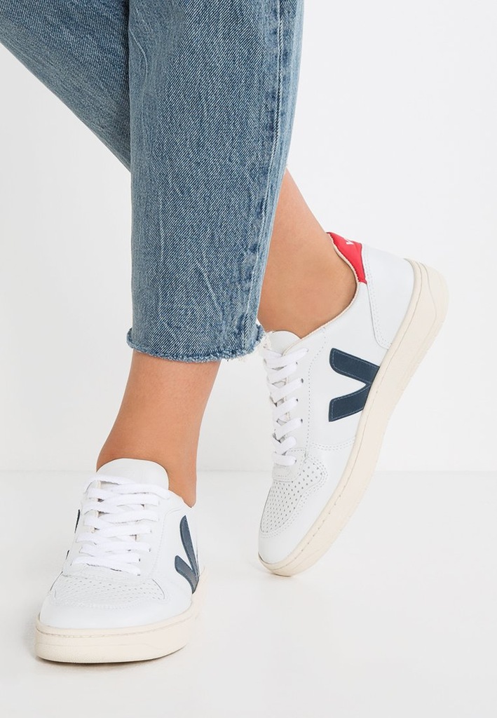 VEJA BUTY SPORTOWE SKÓRZANE BIAŁE Z LOGO 38 1KCB - 12693161281