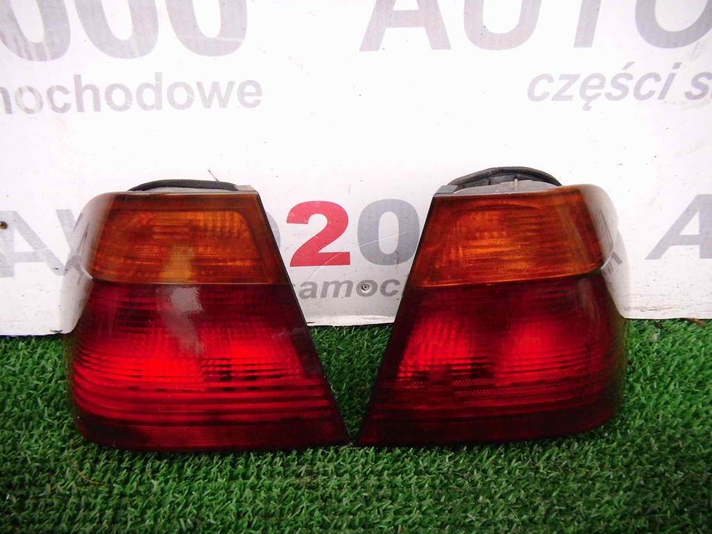 BMW 3 E46 LAMPY TYLNE TYŁ DYMIONE CIEMNE KOMPLET