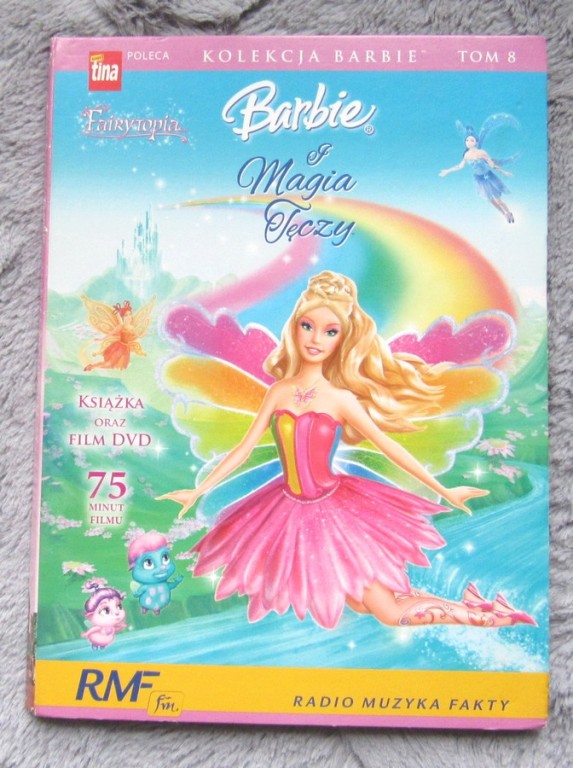 BARBIE I MAGIA TĘCZY ****** KSIĄŻECZKA I PŁYTA DVD