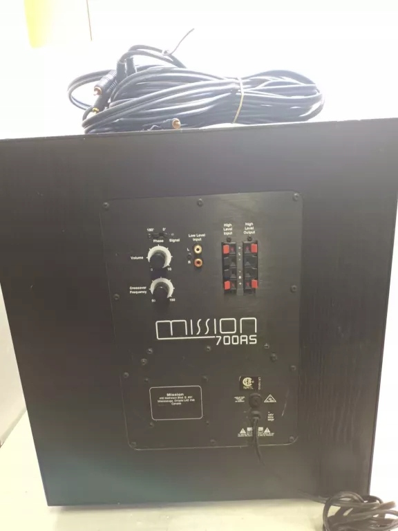 Mission hotsell 700as subwoofer