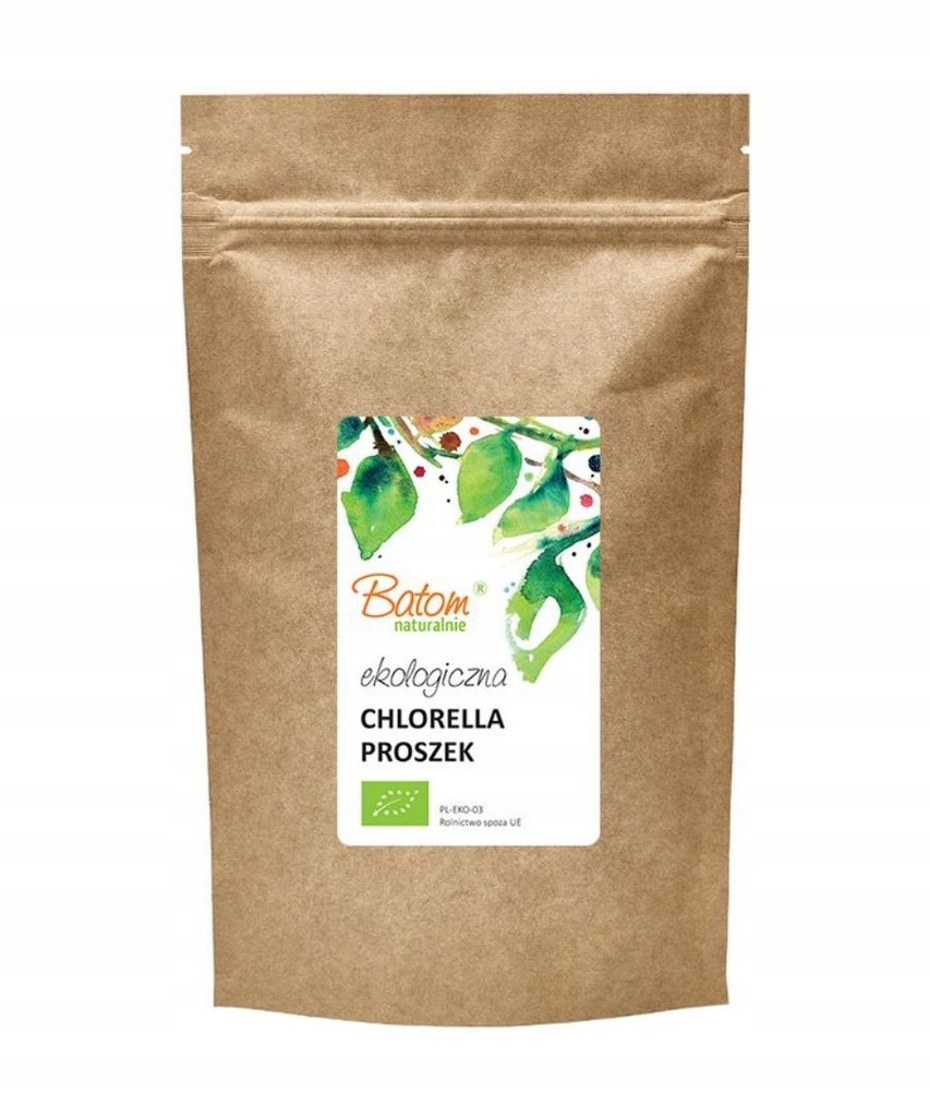 Chlorella proszek BIO 300g BATOM