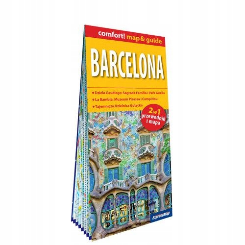 BARCELONA LAMINOWANY MAP&GUIDE 2W1: PRZEWODNIK...