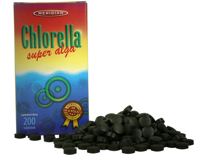 MERIDIAN CHLORELLA 200 tab OCZYSZCZANIE DETOKS