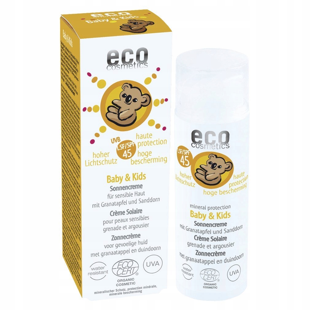 Eco Cosmetics Krem na słońce dla dzieci SPF45 DE