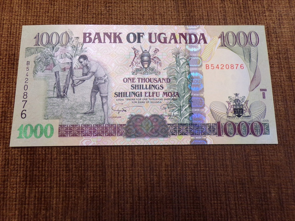C421.UGANDA 1000 SCHILINGÓW UNC