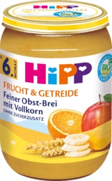 HiPP 6M deserek z jabłek pomarańczy mango zbóż 190