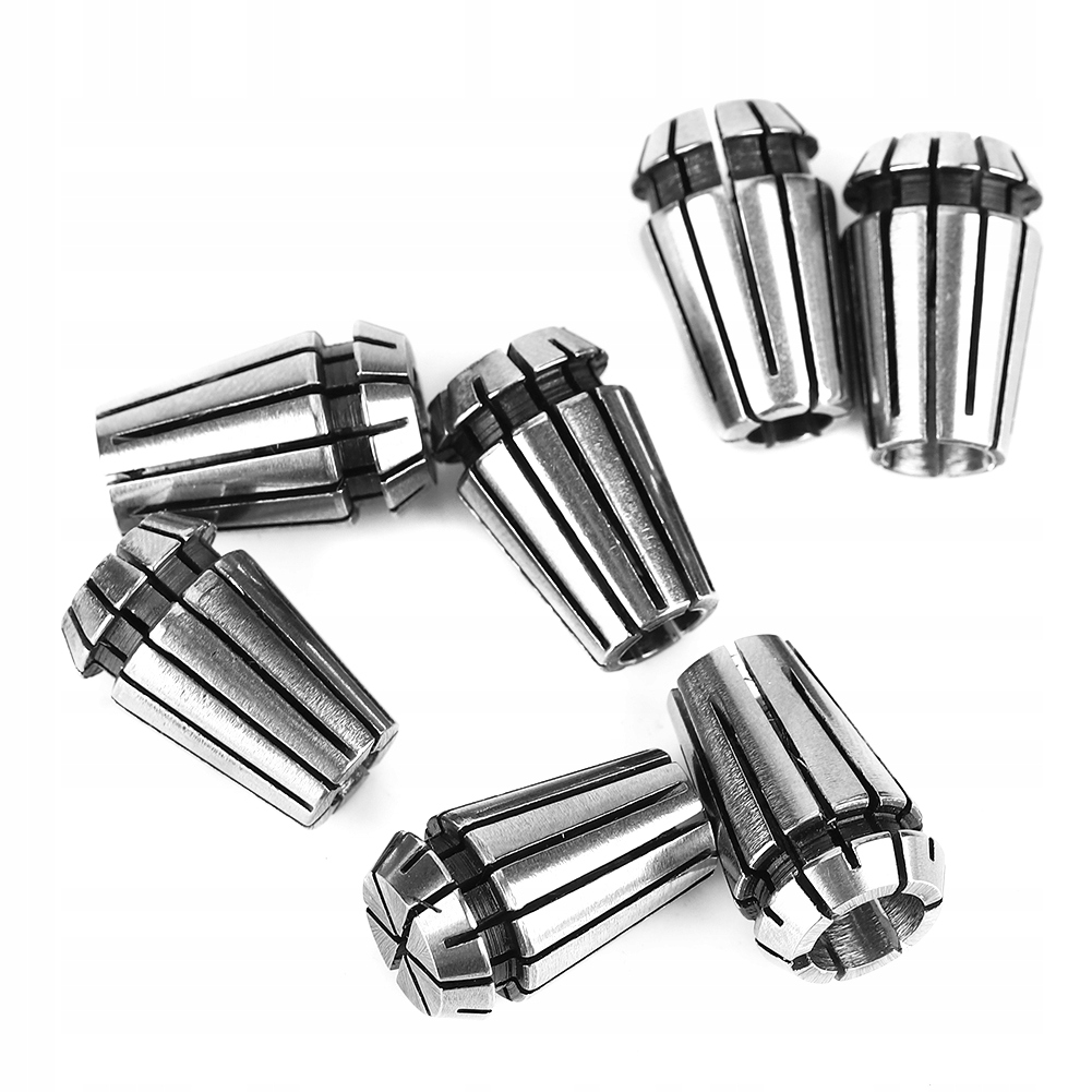 7x ZESTAW TULEJEK TULEJA ZACISKOWA ER11 1-7mm