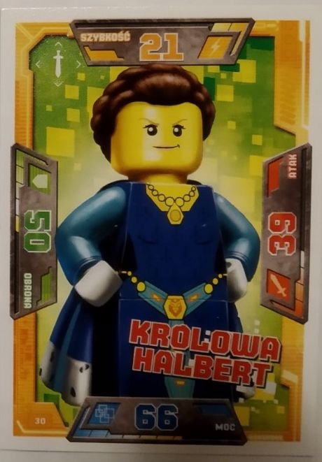 Karty Lego Nexo Knighs 30 Królowa Halbert