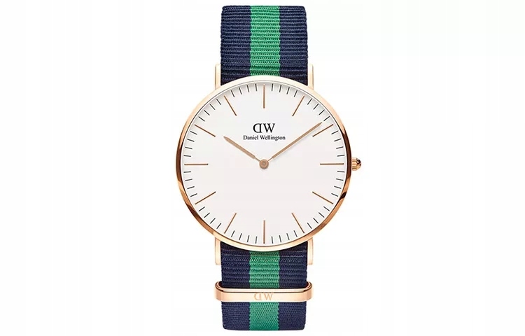 DanielWellington 40MM Zegarek męski kwarcowy biały