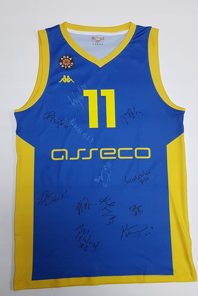 koszulka Asseco Arka Gdynia z autografami