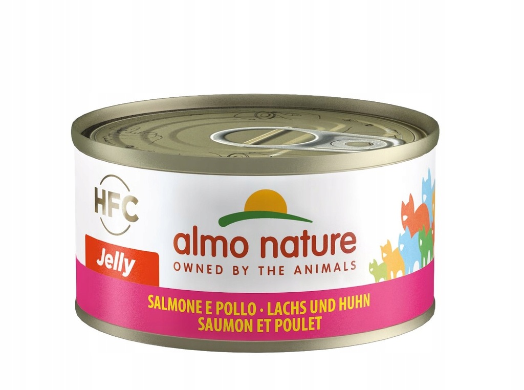 Karma dla kota ALMO NATURE HFC Jelly łosoś 70 g