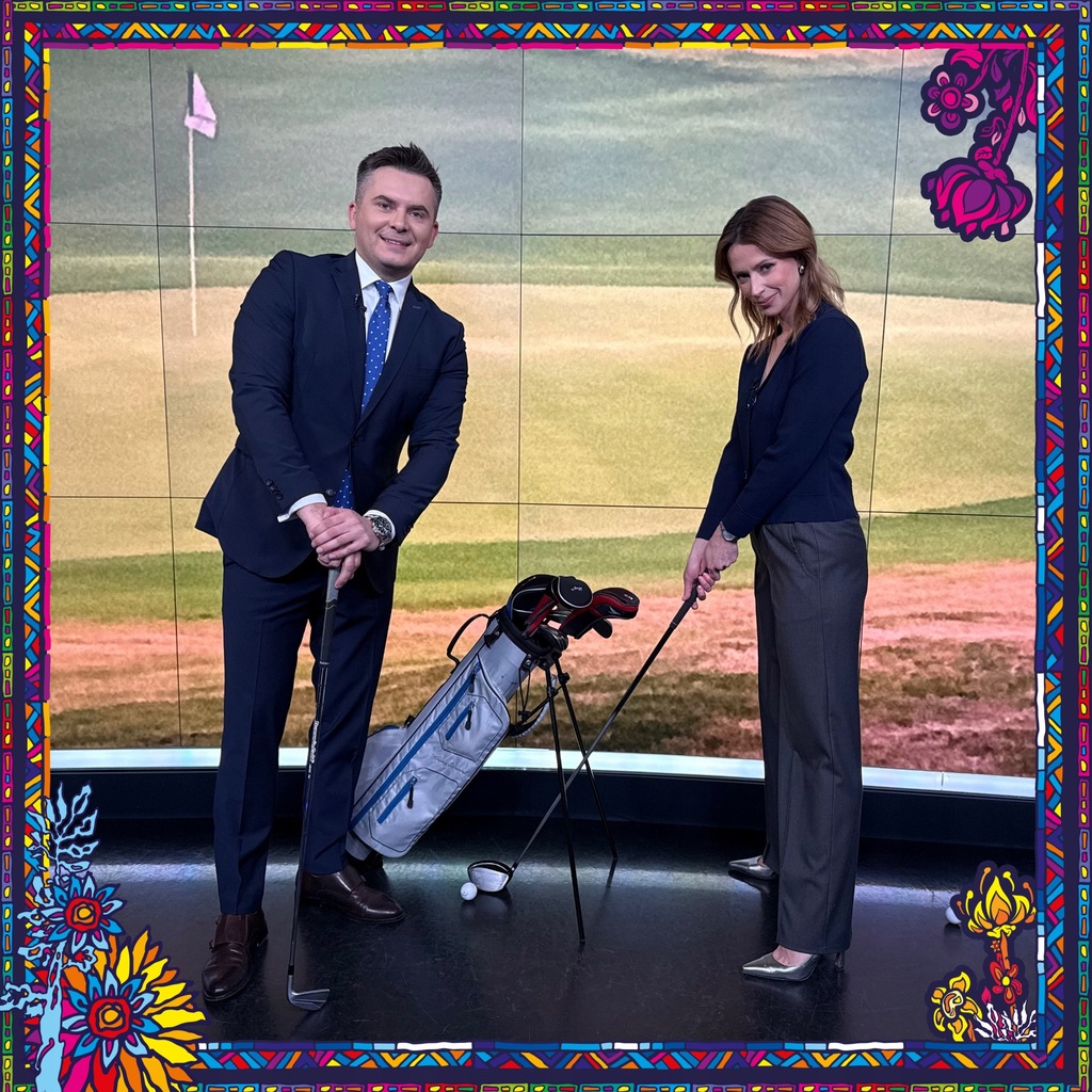 Justyna Sieklucka i Mateusz Walczak dla WOŚP: Wspólna gra w golfa