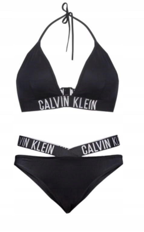 Strój Kąpielowy / Bikini Calvin Klein Czarny XL PL