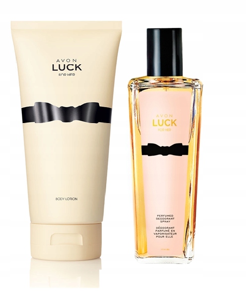 Perfumowany spray Avon Luck 75 ml + balsam 150 ml