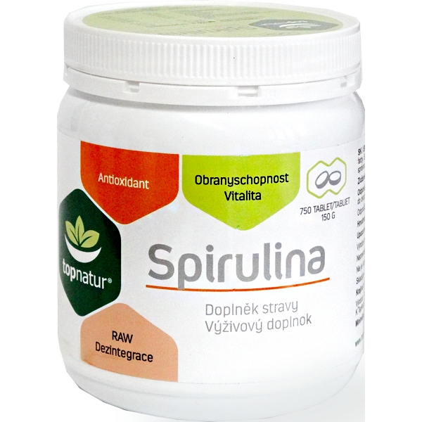 Spirulina tabletki 750 szt TOPNATUR