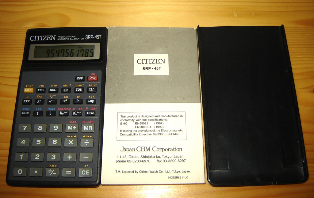 Купить Калькулятор Citizen SRP-45T - программируемый научный: отзывы ...