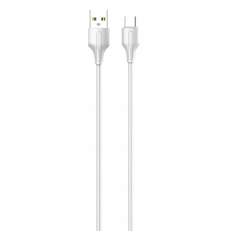 Kabel USB do USB-C LDNIO LS540, 2.4A, 0.2m (biały)