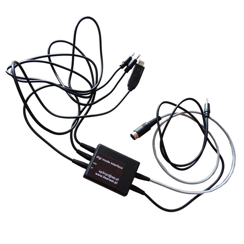 Interfejs DIGI z CW do ICOM IC-7400 FT8 PSK CW