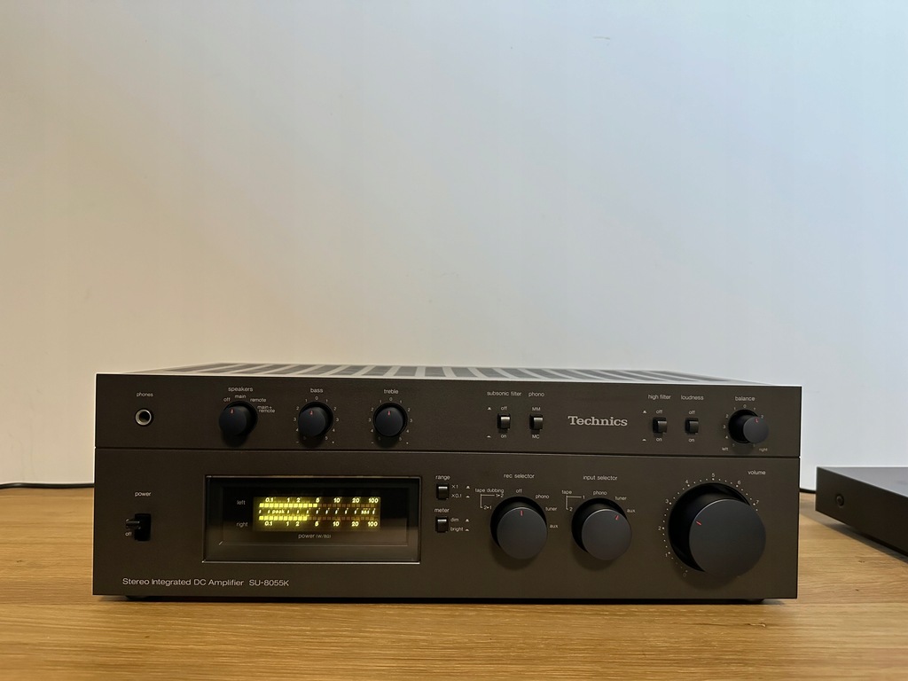 TECHNICS SU-8055K WZMACNIACZ STEREO ORYGINAŁ 1 WŁAŚCICIEL ŚRODEK JAK NOWY !