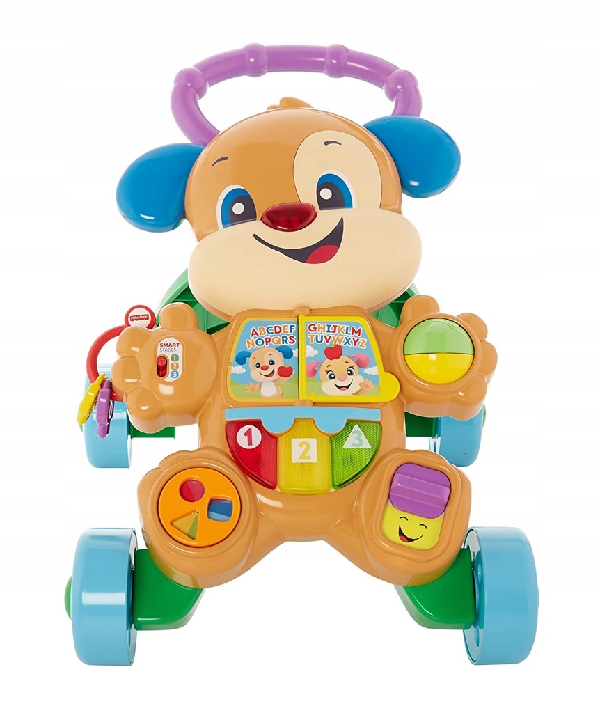 FISHER PRICE CHODZIK PCHACZ SZCZENIACZKA JEŹDZIK