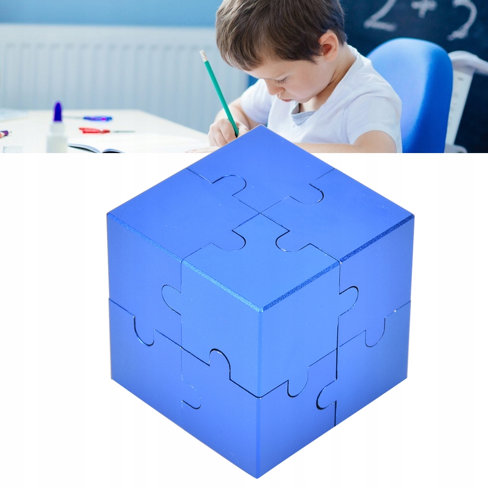 Zabawka dekompresyjna w kształcie kwadratu 3D.