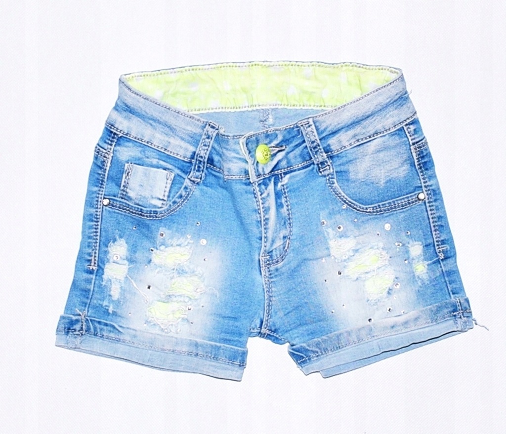 5675-80 MISS&GIRL m#b SZORTY JEANS DZETY r.38