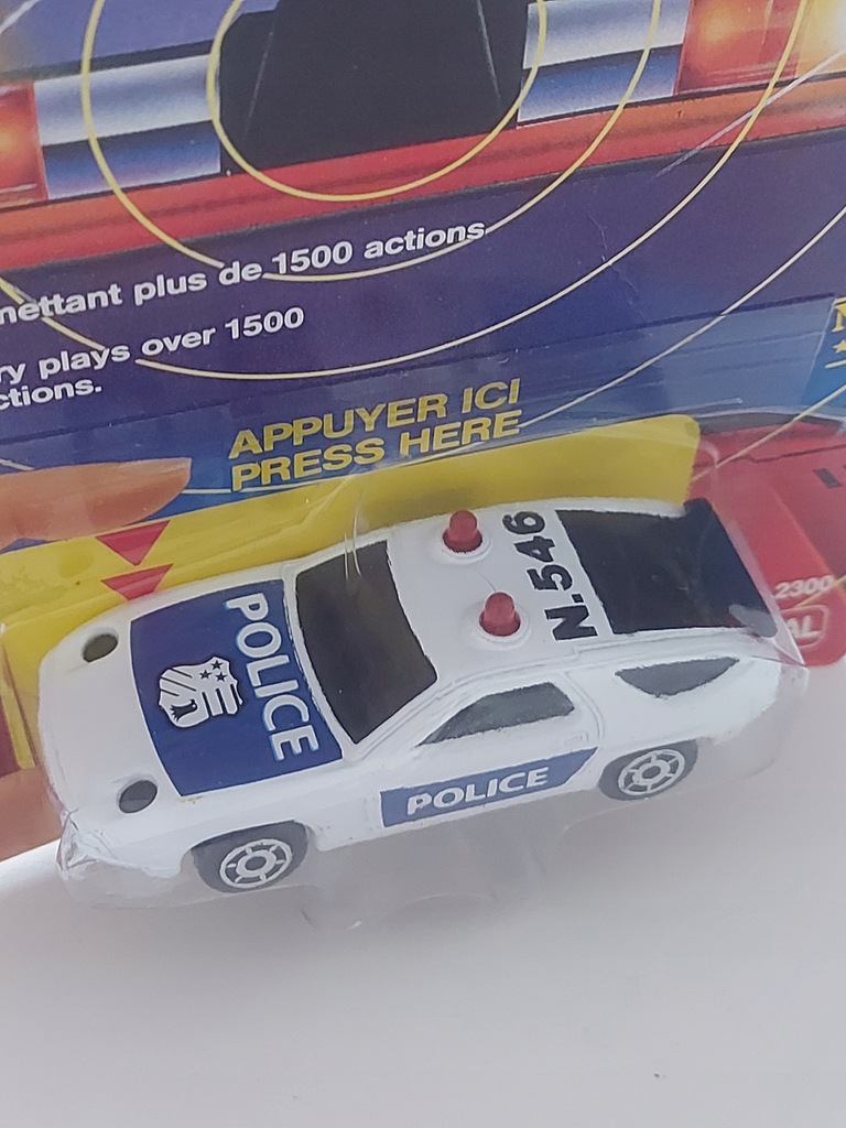 PORSCHE 928 POLICE MAJORETTE VINTAGE LATA 80 PRL