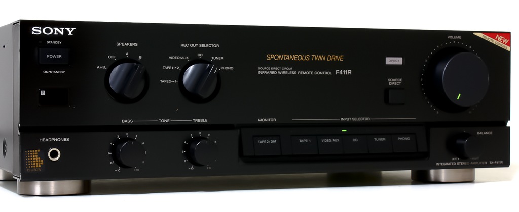 SONY TA-F411R NIEZAWODNY WZMACNIACZ STEREO - 11444541732