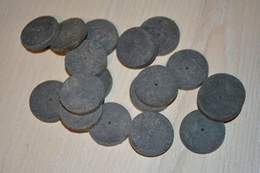 Tarcze kamienne bez trzymadełka, używane 23mm