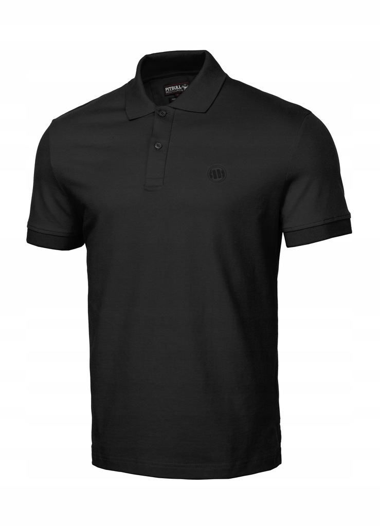 Pitbull Koszulka Polo Regular Logo (S) Czarny