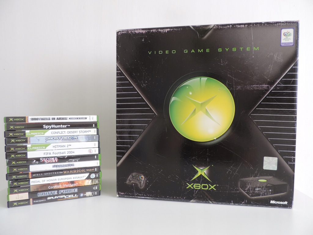 Konsola Xbox Classic/Original - Jak nowa + 13 gier
