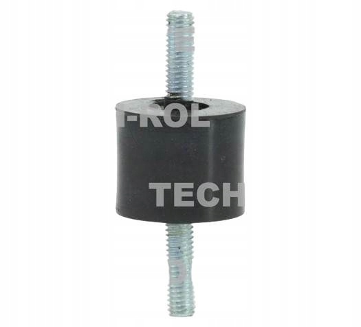 Amortyzator gumowo-metalowy 20x25 typ A dwie śruby z gwintem M6 4szt