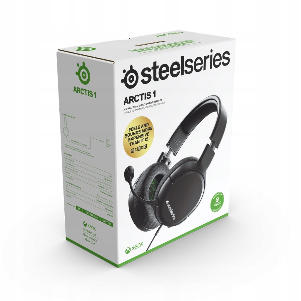 Купить Наушники SteelSeries Arctis 1 XBOX с микрофоном: отзывы, фото, характеристики в интерне-магазине Aredi.ru