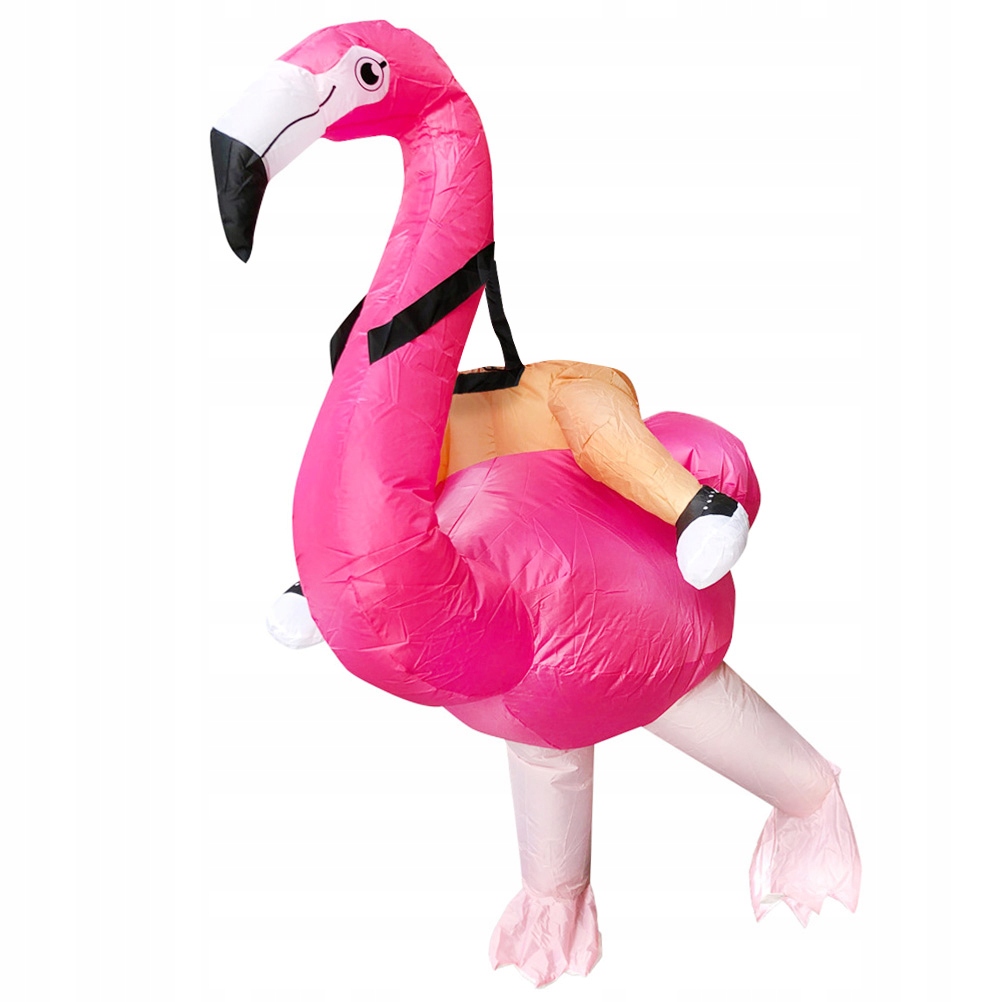 Kostium flaminga na Halloween na Hawajach
