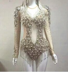 Fashion New Sexy Shining Stones Stage Wear Crystal